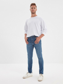 Скіні джинси Trendyol Skinny модель TMNAW22JE0050/Indigo Фото