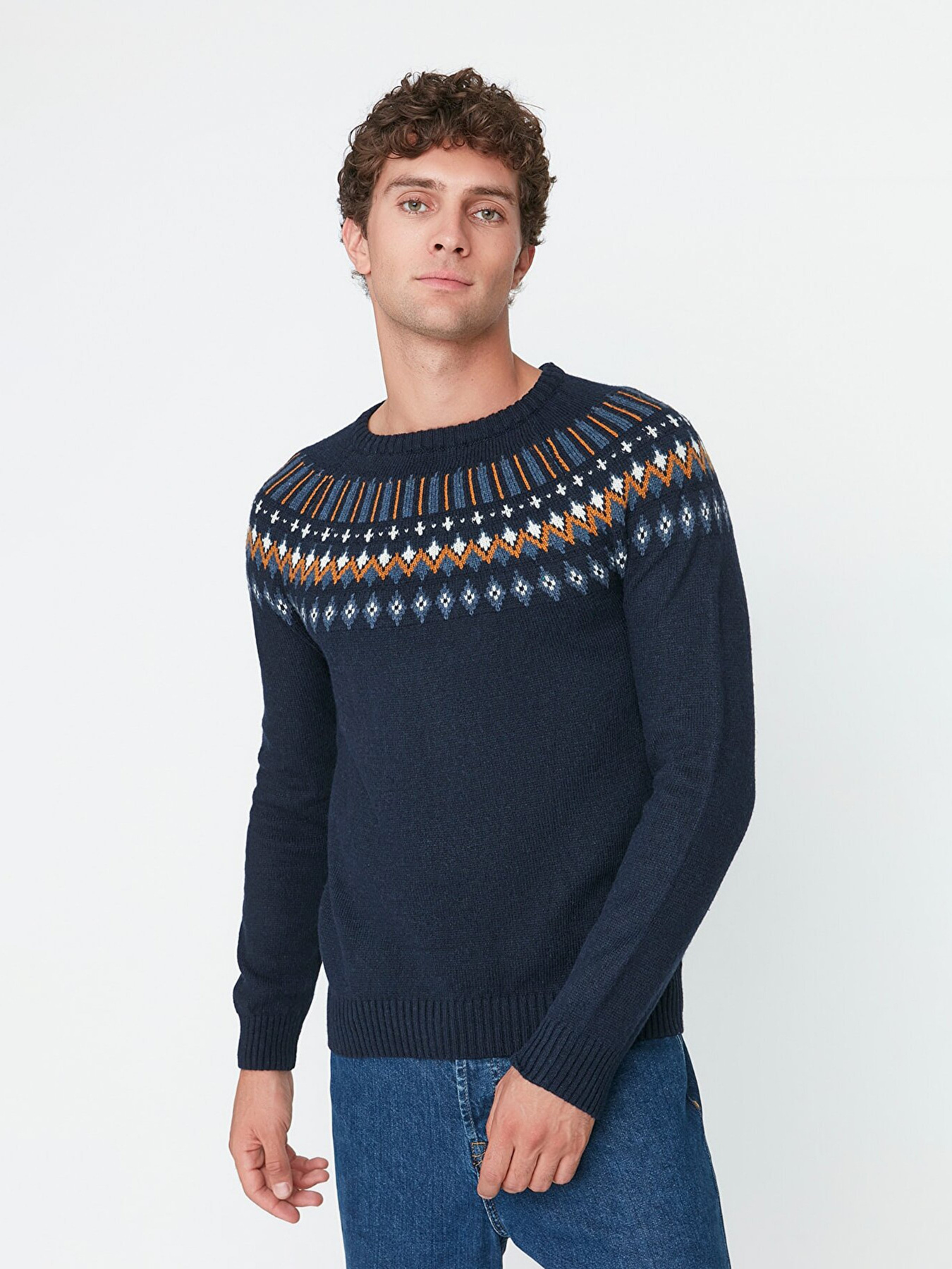 Джемпер Trendyol модель TMNAW22KZ0313/Lacivert Фото