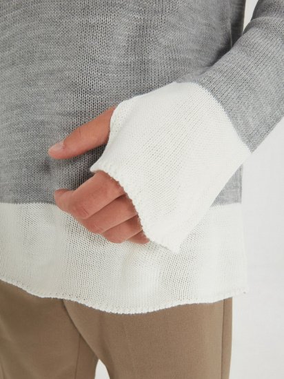 Джемпер Trendyol модель TMNAW22KZ0591/Gri — фото 3 - INTERTOP