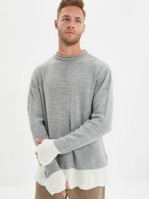 Джемпер Trendyol модель TMNAW22KZ0591/Gri Фото