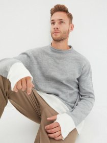 Джемпер Trendyol модель TMNAW22KZ0591/Gri Фото