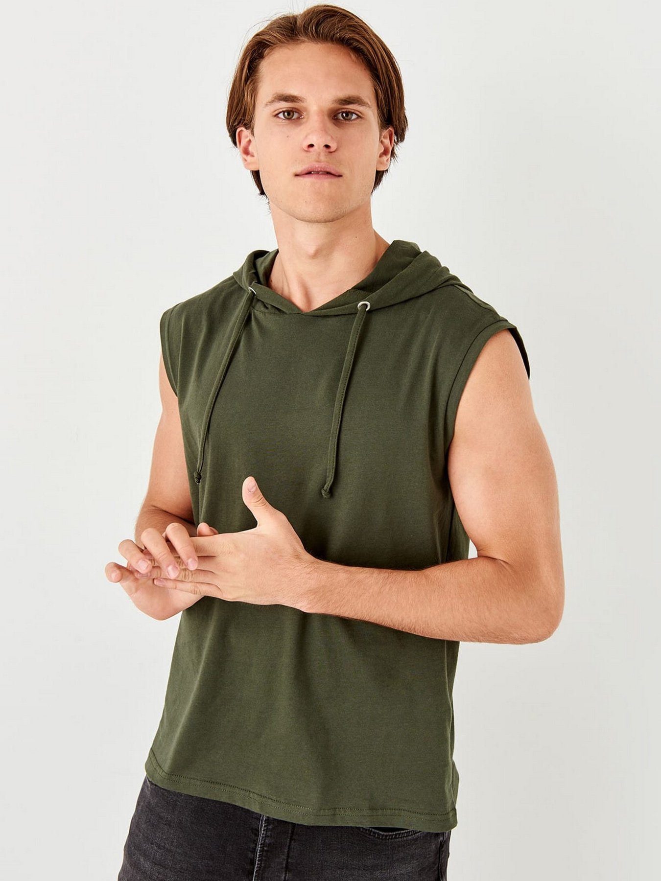 Майки Trendyol модель TMNSS19SE0124/Haki Фото