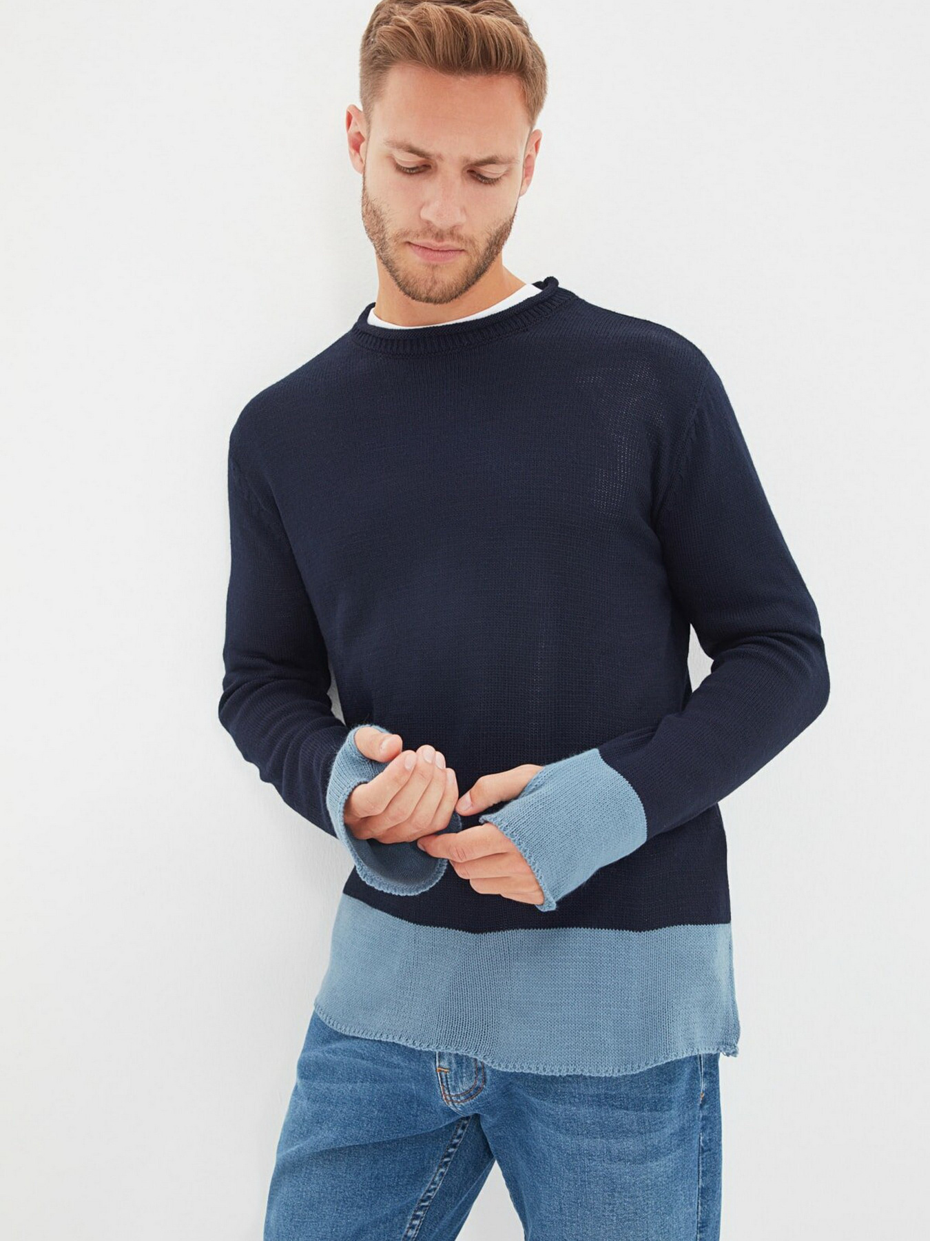 Джемпер Trendyol модель TMNAW22KZ0591/Lacivert Фото