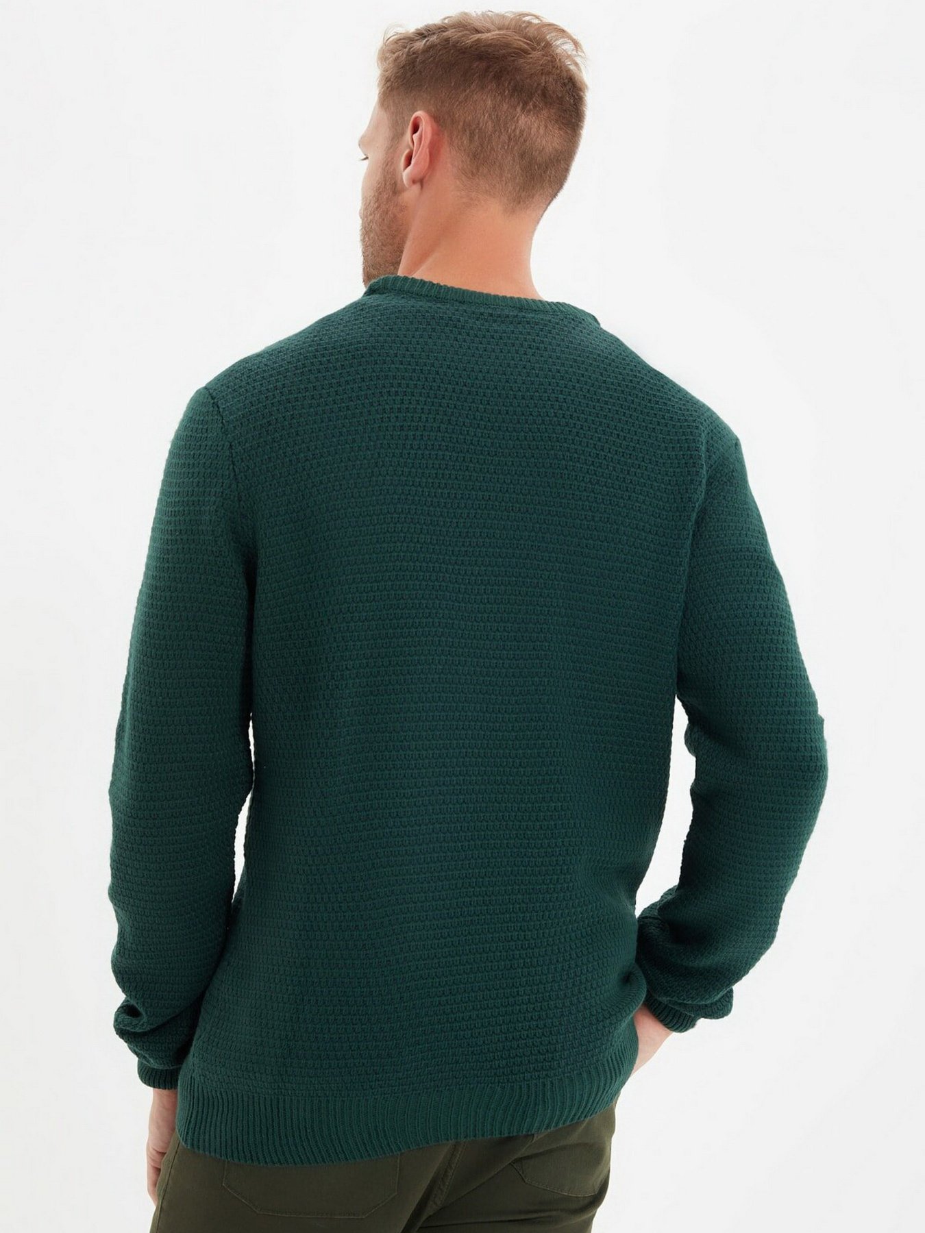 Джемпер Trendyol модель TMNAW22KZ0659/Yesil Фото