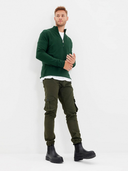 Джемпер Trendyol модель TMNAW22KZ0667/Koyu Yesil — фото 3 - INTERTOP