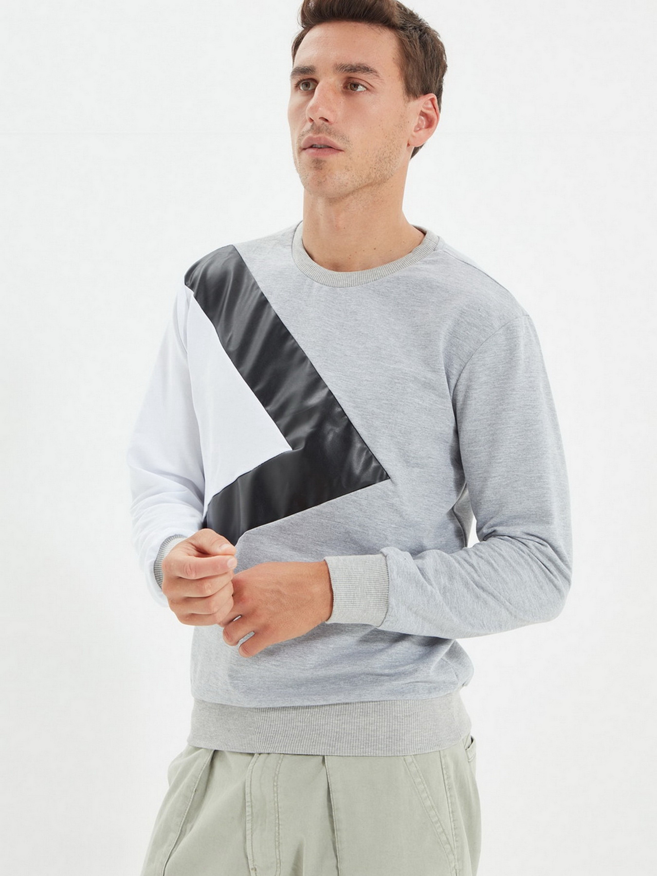 Свитшот Trendyol модель TMNAW20SW0242/Gri Фото