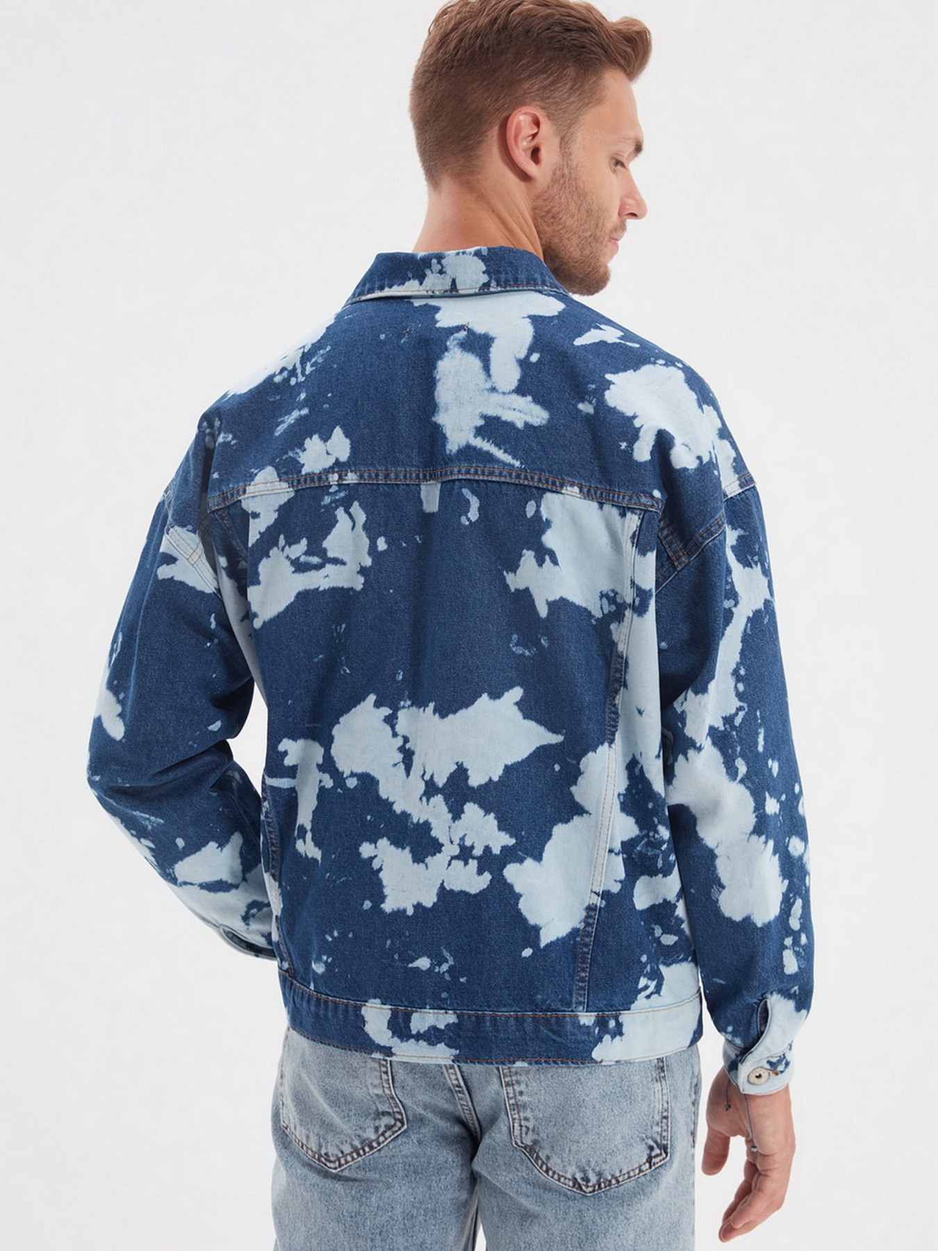 Джинсовая куртка Trendyol модель TMNAW22CE0016/Mavi Фото