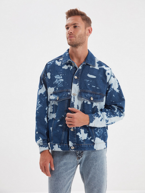 Джинсовая куртка Trendyol модель TMNAW22CE0016/Mavi Фото