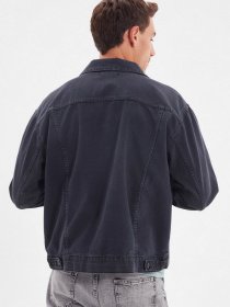 Джинсовая куртка Trendyol модель TMNAW22CE0096/Antrasit Фото
