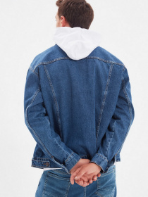 Джинсовая куртка Trendyol модель TMNAW22CE0096/Indigo Фото