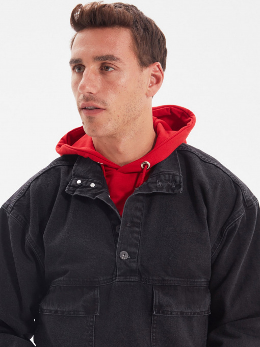 Джинсовая куртка Trendyol модель TMNAW22CE0097/Antrasit Фото