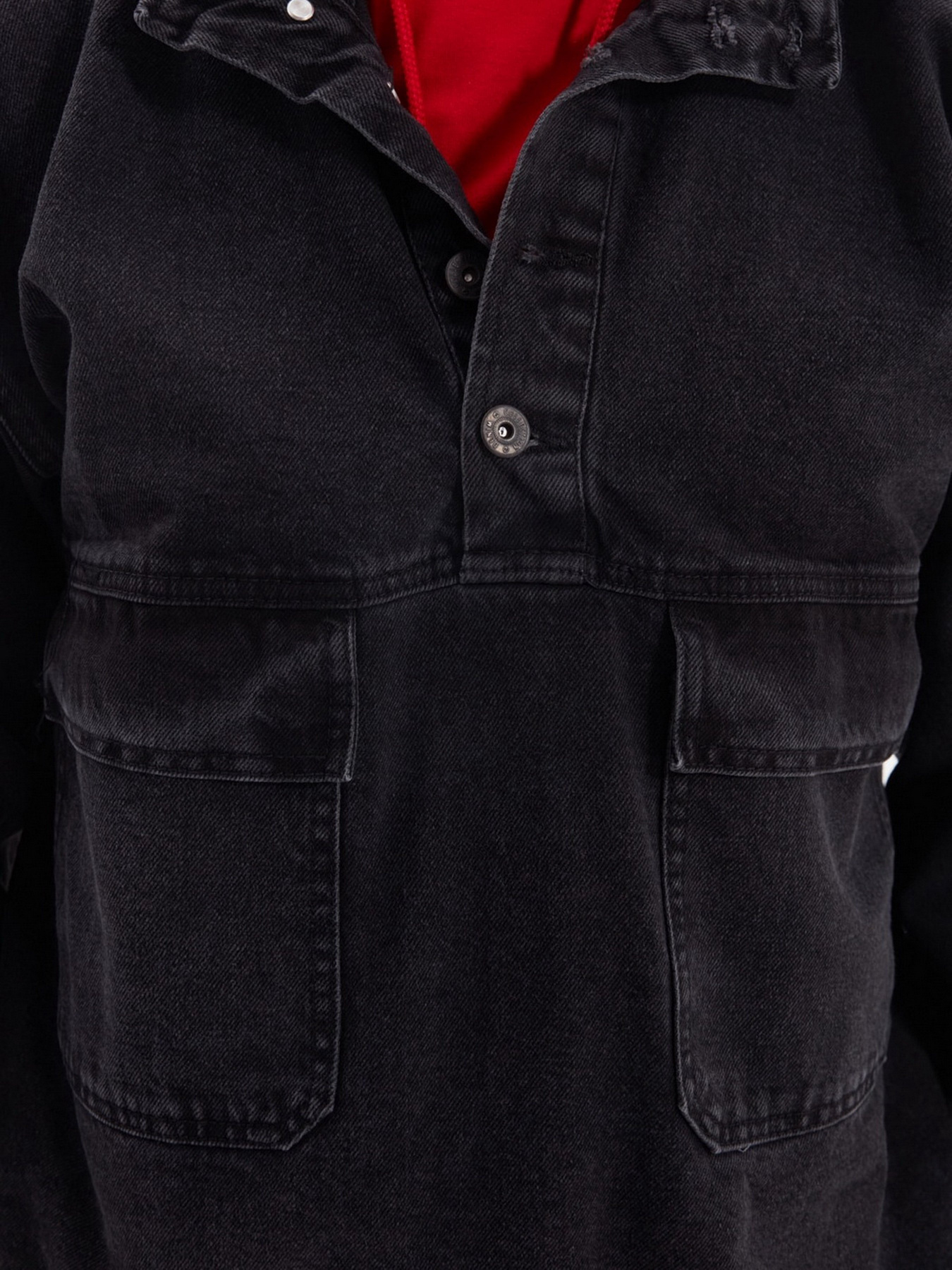 Джинсовая куртка Trendyol модель TMNAW22CE0097/Antrasit Фото