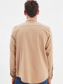 Рубашка Trendyol модель TMNAW22GO0207/Bej Фото