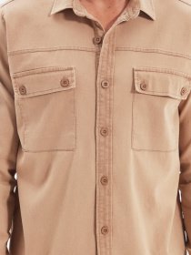 Рубашка Trendyol модель TMNAW22GO0207/Bej Фото