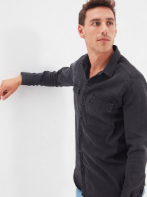 Рубашка Trendyol модель TMNAW22GO0207/Siyah Фото