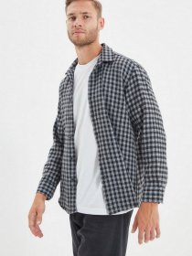 Рубашка Trendyol модель TMNAW22GO0212/Gri Фото