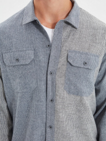 Рубашка Trendyol модель TMNAW22GO0222/Gri Фото