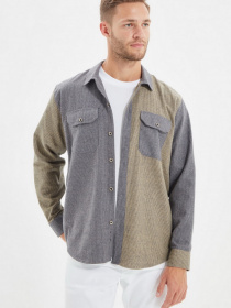 Рубашка Trendyol модель TMNAW22GO0222/Siyah Фото