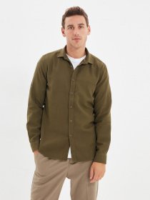 Рубашка Trendyol модель TMNAW22GO0335/Haki Фото