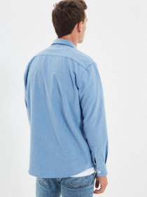 Рубашка Trendyol модель TMNAW22GO0341/Indigo Фото