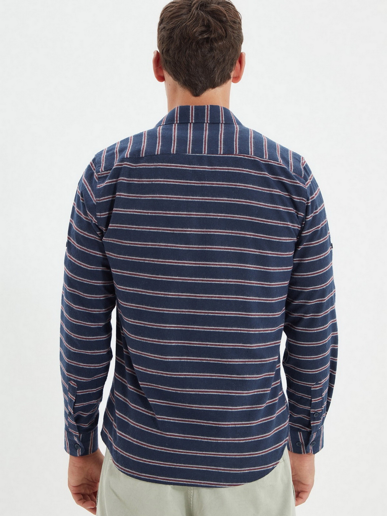 Рубашка Trendyol модель TMNAW22GO0362/Lacivert Фото