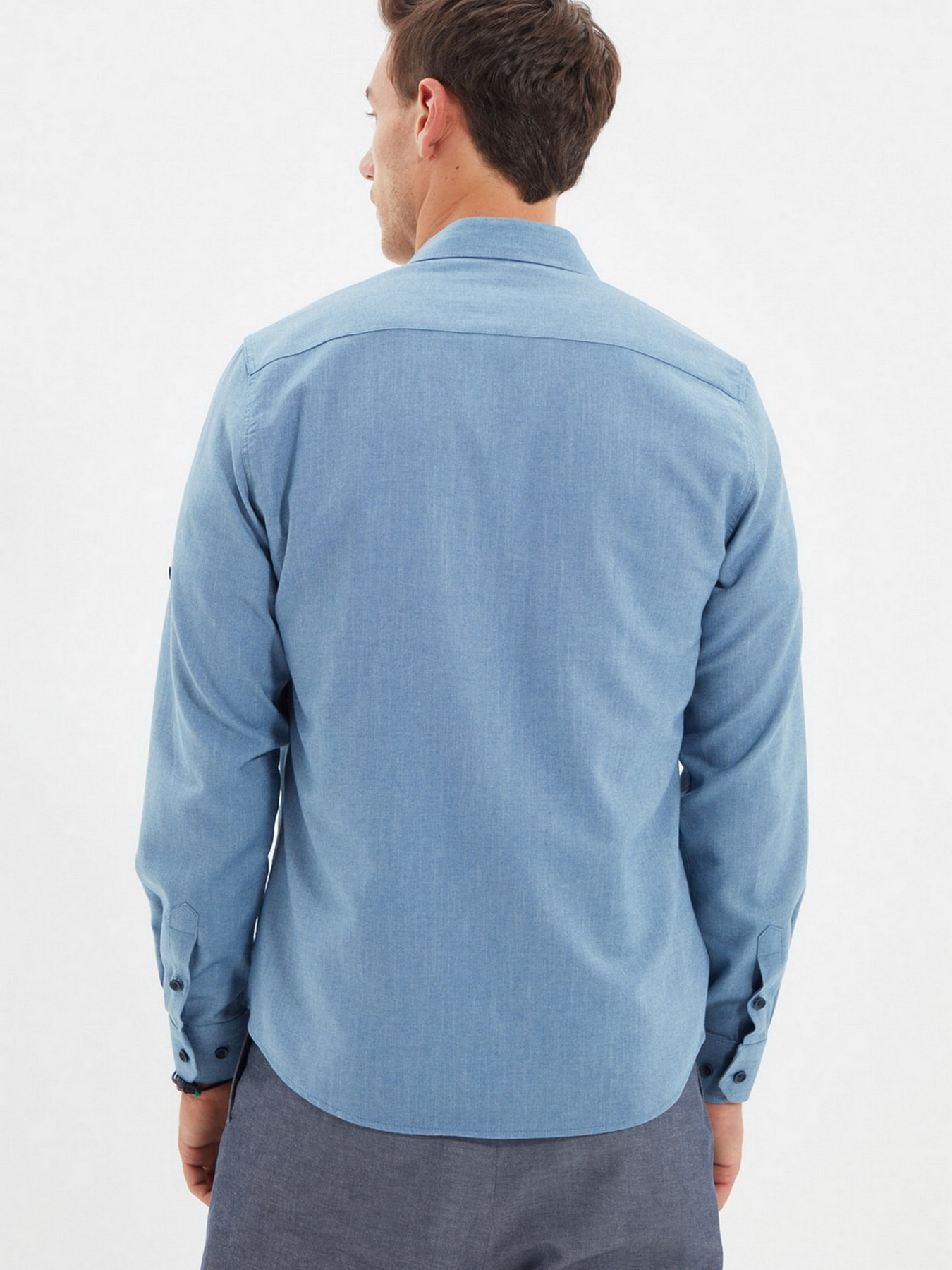 Сорочка Trendyol модель TMNAW22GO0364/Mavi Фото