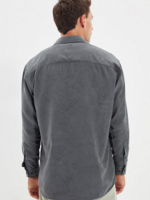 Рубашка Trendyol модель TMNAW22GO0432/Gri Фото