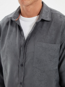 Рубашка Trendyol модель TMNAW22GO0432/Gri Фото