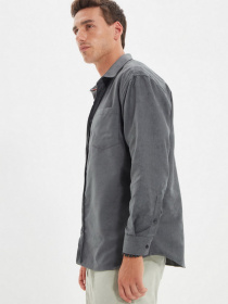 Рубашка Trendyol модель TMNAW22GO0432/Gri Фото