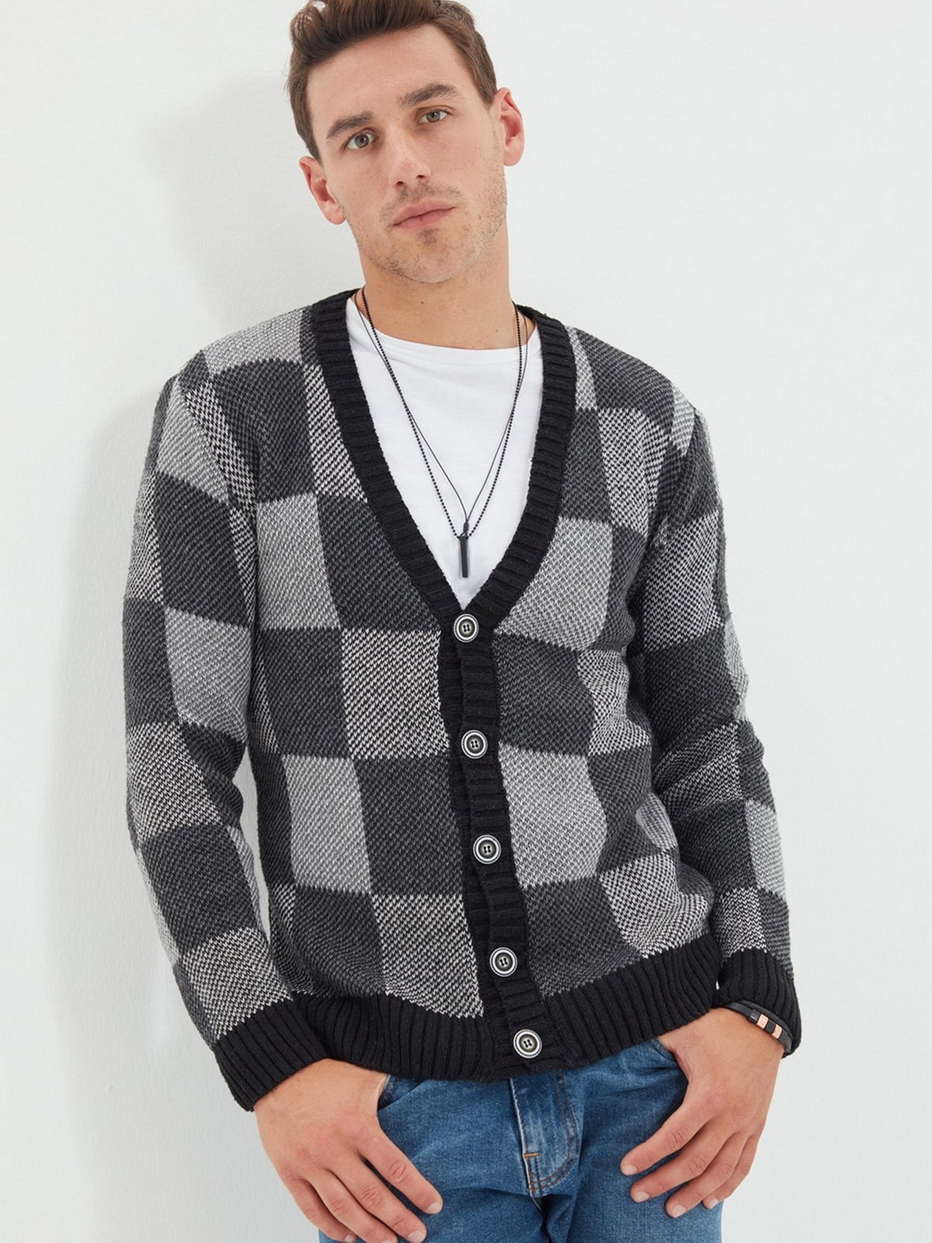 Кардиган Trendyol модель TMNAW22HI0072/Siyah Фото