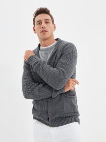 Кардиган Trendyol модель TMNAW22HI0078/Gri Фото