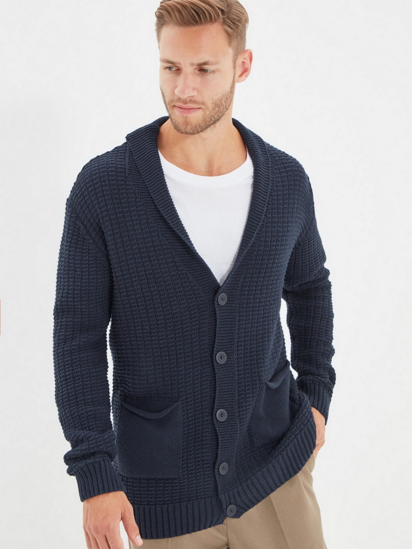 Кардиган Trendyol модель TMNAW22HI0078/Lacivert Фото