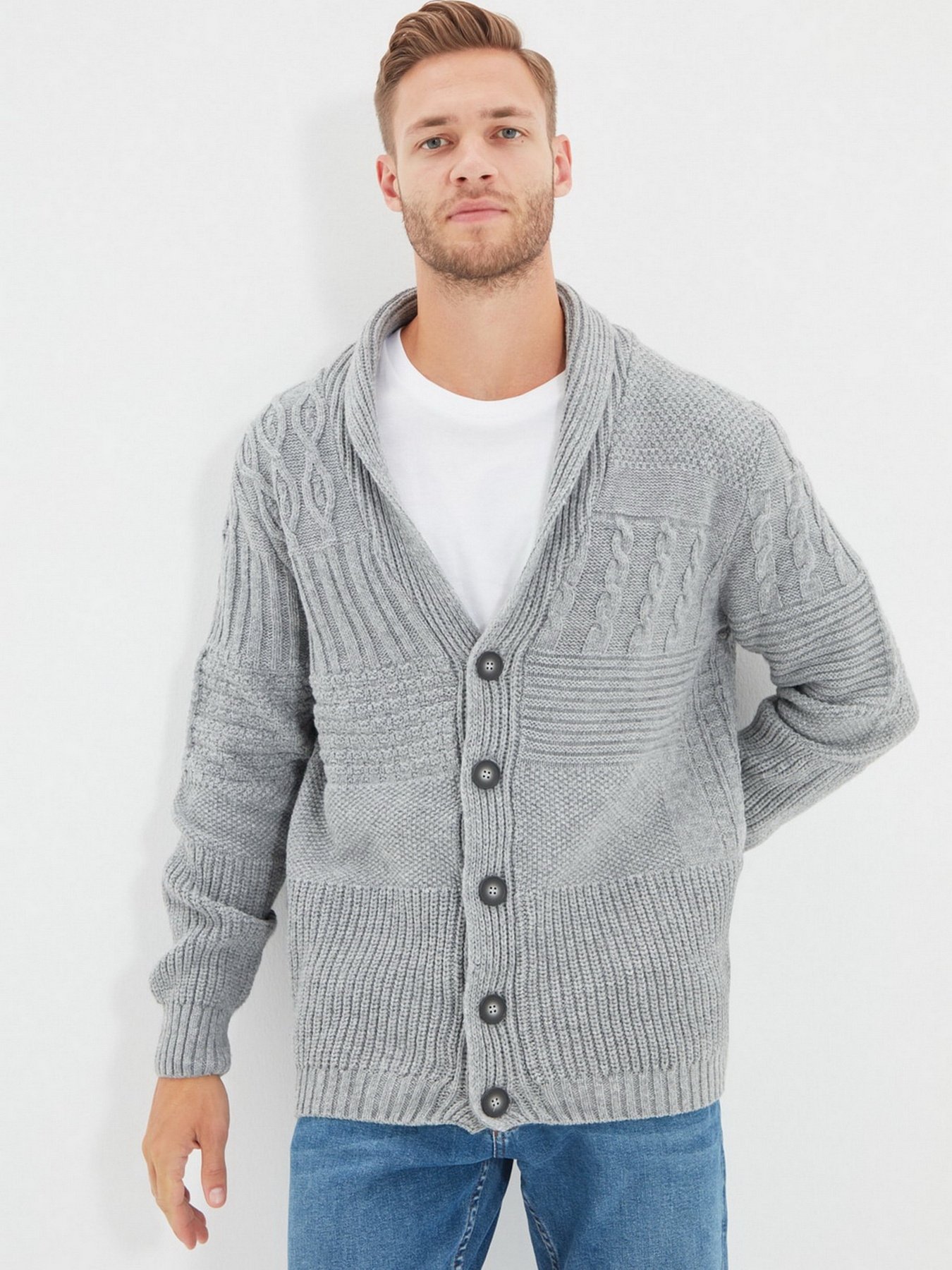 Кардиган Trendyol модель TMNAW22HI0133/Gri Фото