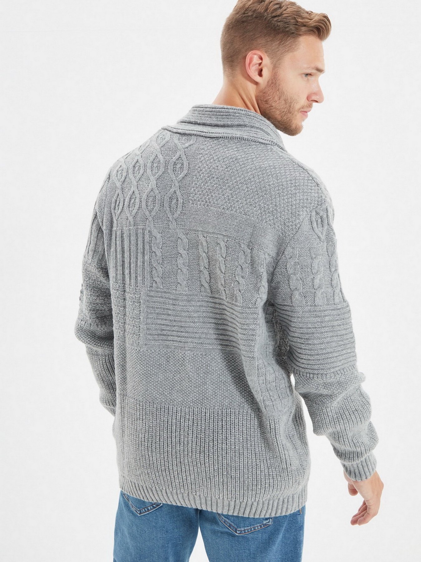 Кардиган Trendyol модель TMNAW22HI0133/Gri Кардиган Trendyol модель TMNAW22HI0133/Gri Фото