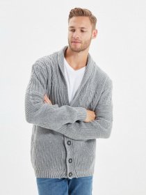 Кардиган Trendyol модель TMNAW22HI0133/Gri Кардиган Trendyol модель TMNAW22HI0133/Gri Фото