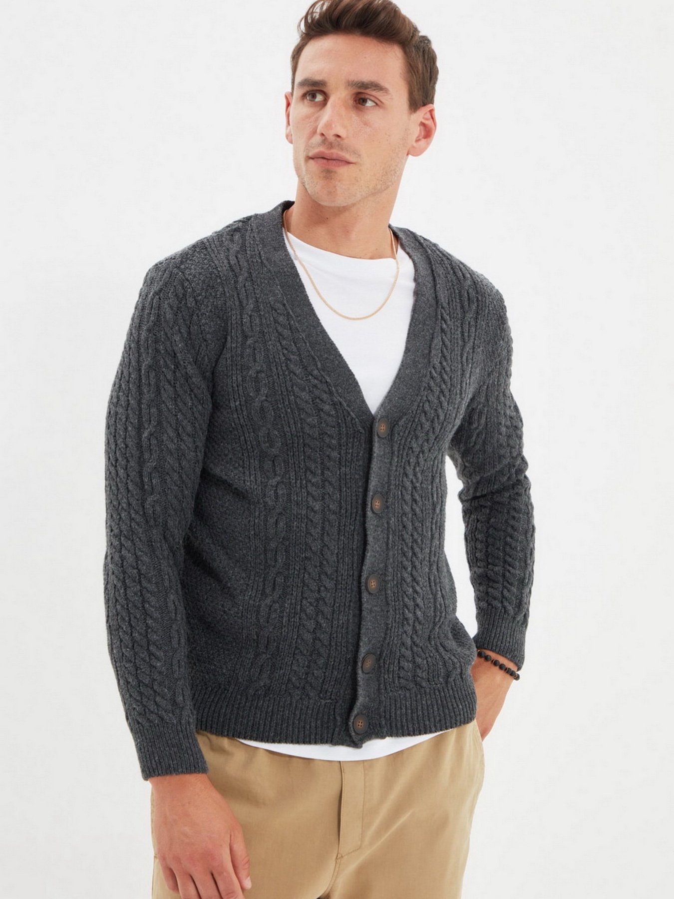 Кардиган Trendyol модель TMNAW22HI0138/Antrasit Фото