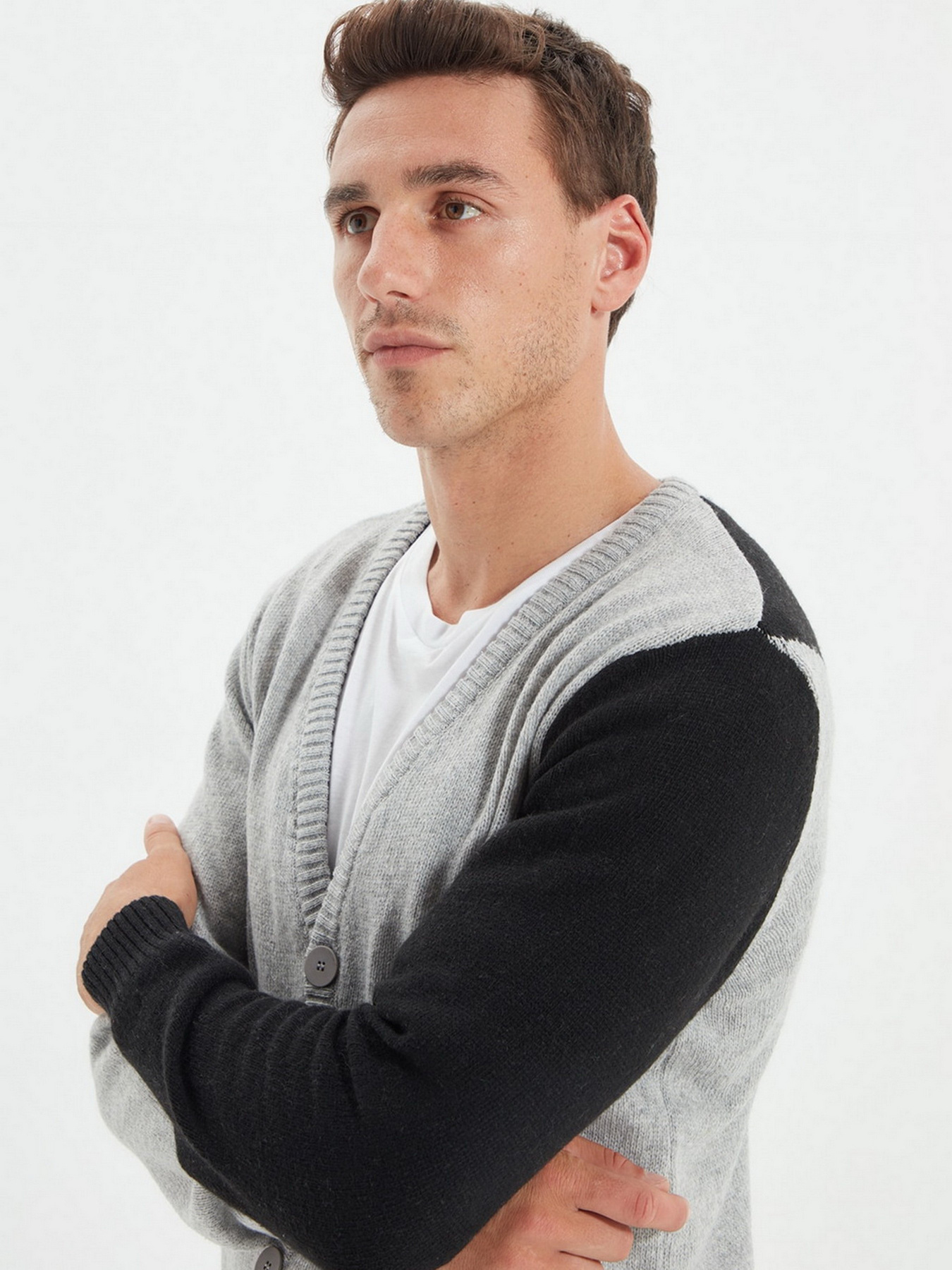 Кардиган Trendyol модель TMNAW22HI0202/Gri Фото