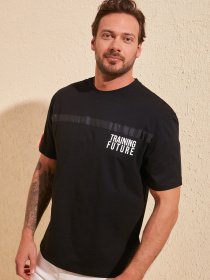 Футболки і поло Trendyol модель TMNSS20TS0876/Siyah Фото