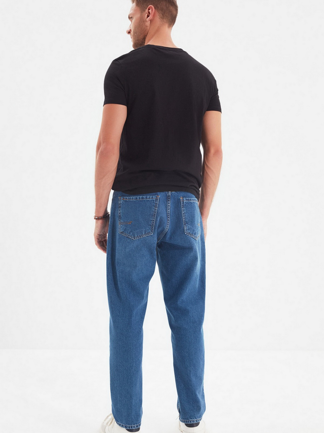 Джинси Trendyol Relax модель TMNAW22JE0027/Indigo Фото