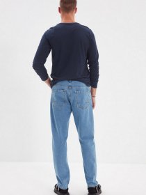 Джинсы Trendyol Relax модель TMNAW22JE0033/Mavi Фото