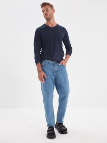 Джинсы Trendyol Relax модель TMNAW22JE0033/Mavi Фото