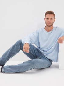 Прямые джинсы Trendyol модель TMNAW22JE0059/Mavi Фото