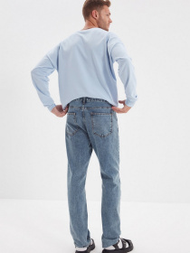 Прямі джинси Trendyol модель TMNAW22JE0059/Mavi Фото