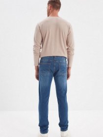 Завужені джинси Trendyol Slim модель TMNAW22JE0062/Indigo Фото