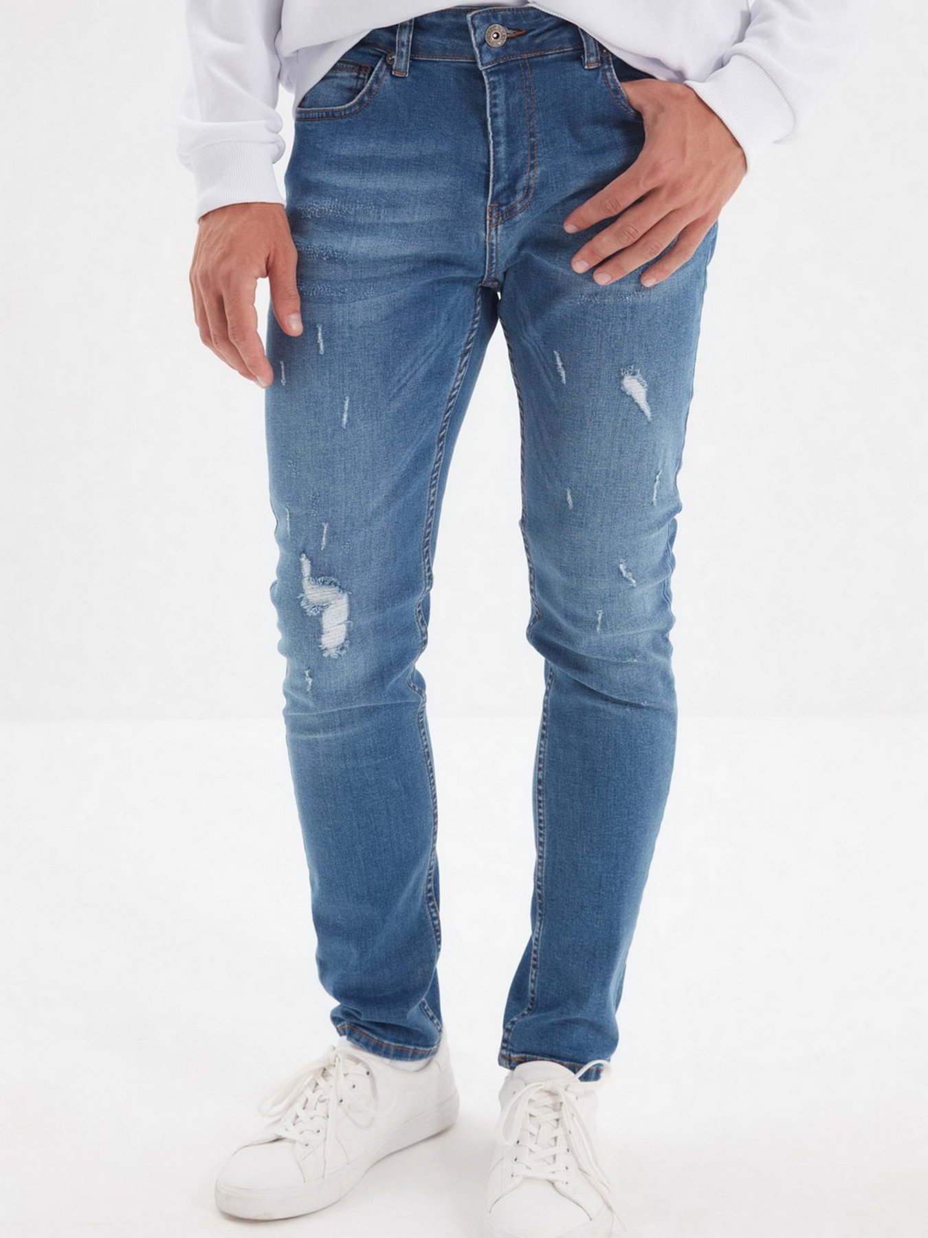 Скіні джинси Trendyol Skinny модель TMNAW22JE0063/Mavi Фото