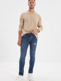 Скіні джинси Trendyol Skinny модель TMNAW22JE0304/Lacivert Фото