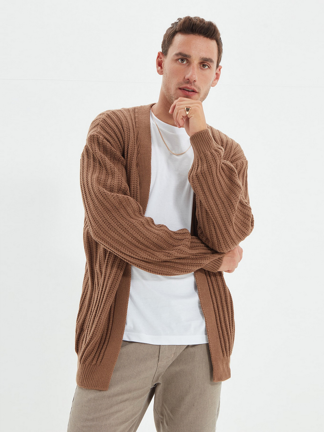 Кардиган Trendyol модель TMNAW22KZ0138/Vizon Фото