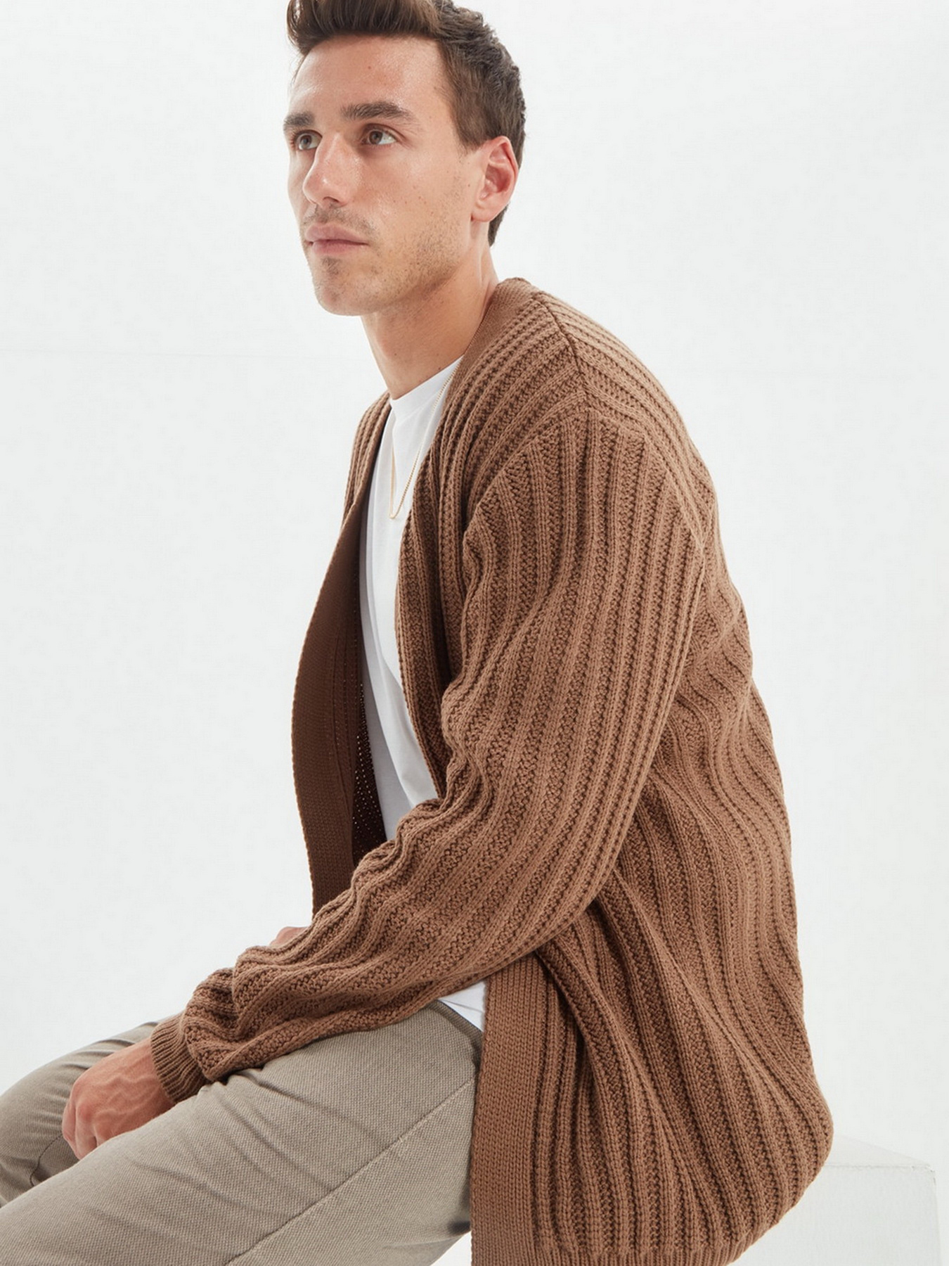 Кардиган Trendyol модель TMNAW22KZ0138/Vizon Фото