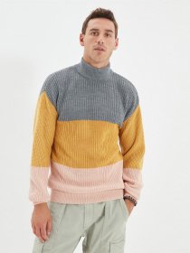 Свитер Trendyol модель TMNAW22KZ0139/Gri Фото