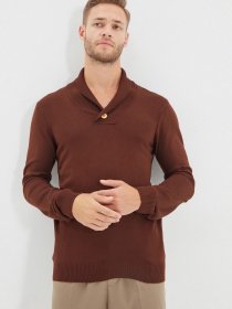 Джемпер Trendyol модель TMNAW22KZ0154/Kahverengi Джемпер Trendyol модель TMNAW22KZ0154/Kahverengi Фото